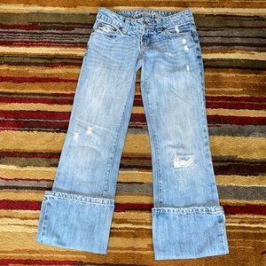 #47) American Eagle favorite boyfriend jeans size 0
